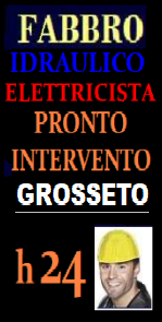 www.superfabbro.com/grosseto 
SOS PRONTO INTERVENTO A GROSSETO - FABBRO  APERTURA PORTE - IDRAULICO ELETTRICISTA URGENTE - RICERCA PERDITE OCCULTE - CALDAIE - CONDIZIONATORI   