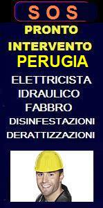  SOS PRONTO INTERVENTO ELETTRICISTA, IDRAULICO, FABBRO A PERUGIA E DINTORNI - SOS FABBRO URGENTE per apertura porte, idraulico urgente per allagamento, elettricista per blackout 